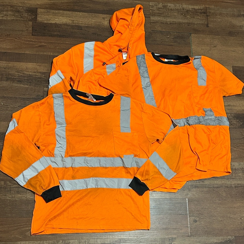 R&R 4pc Reflector Shirts & Jacket - All Gender Large